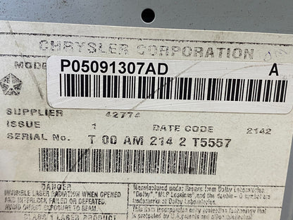 2009 2014 Jeep Dodge Chrysler Screen Display CD Player Satellite Radio AE4755 DG6