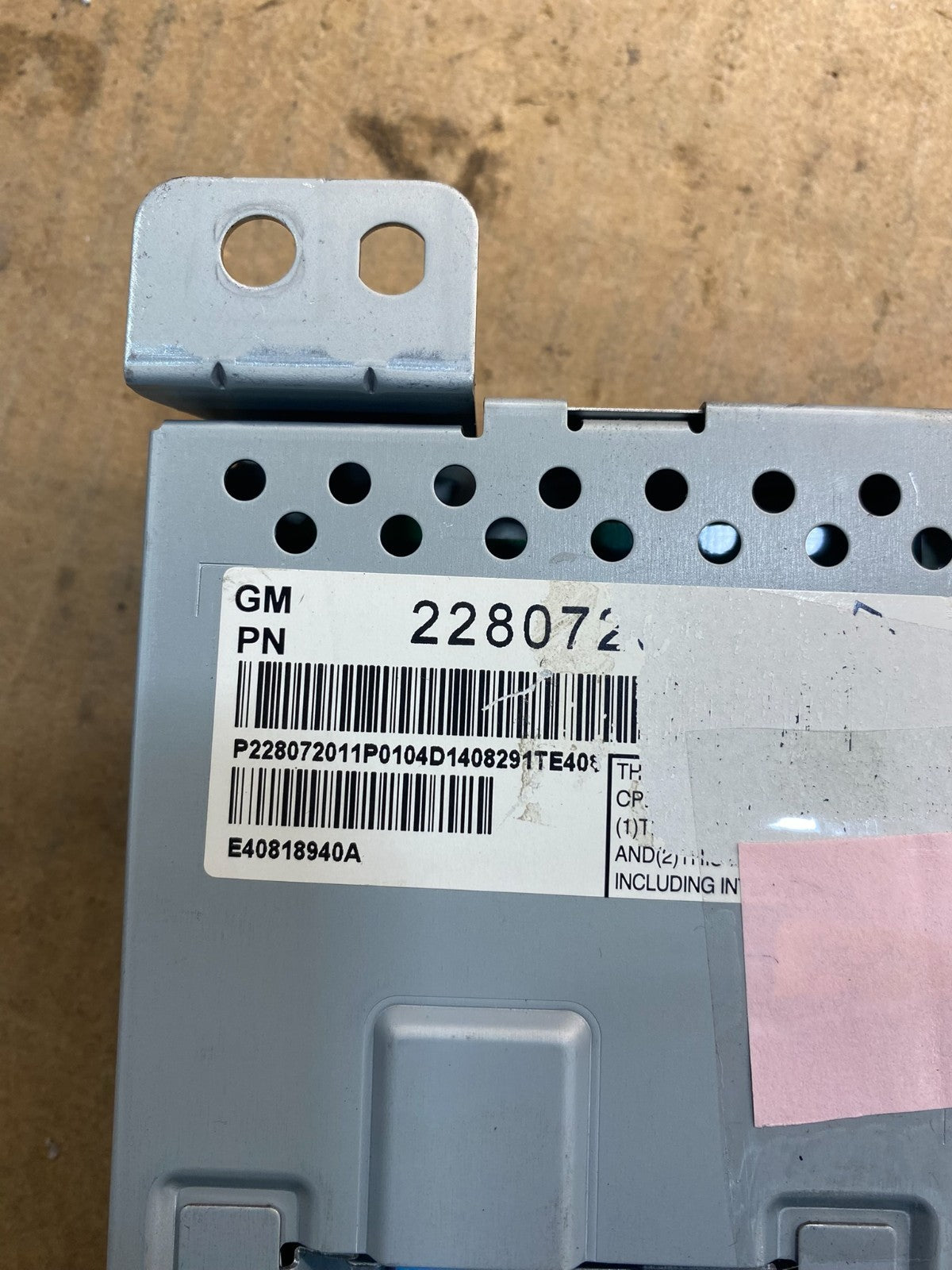 2010 - 2017 GMC Terrain Dash Radio Information Display Screen AC6963 DG4
