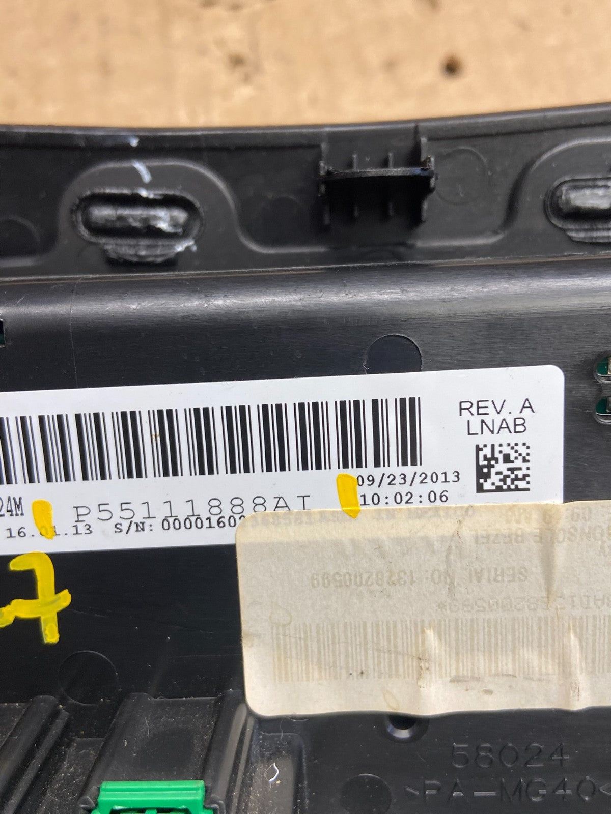 2011-2014 Chrysler 200 Heater AC Climate Switch Temperature Control AD2227 DG4
