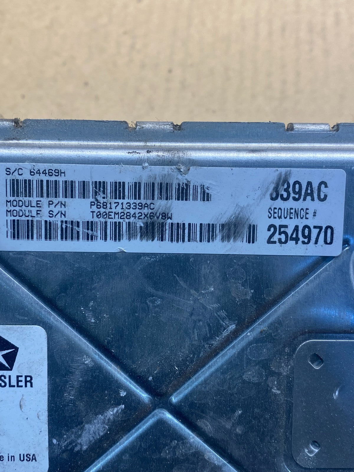 2013 Dodge Charger 300 3.6L Engine Control Unit ECU ECM AG6116 DG2