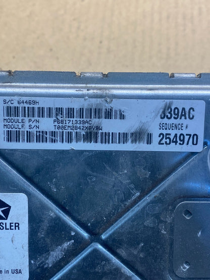 2013 Dodge Charger 300 3.6L Engine Control Unit ECU ECM AG6116 DG2