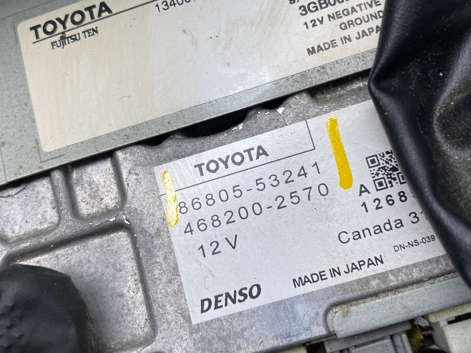 2010 2011 2012 Lexus Es350 Am Fm Cd Player Radio Navi Climate Control u5065 DG6