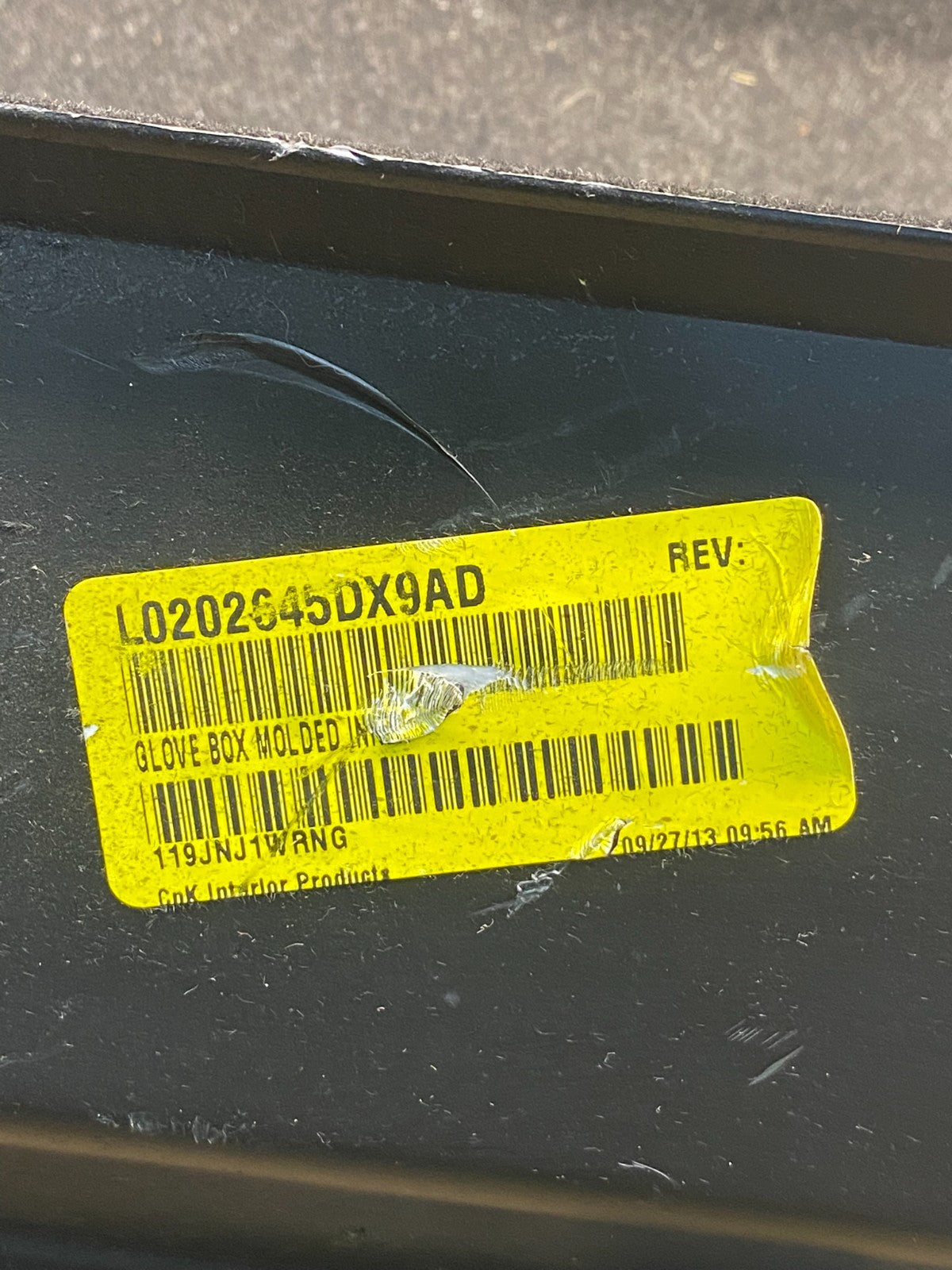 2015 to 2023 Dodge Charger 300 Glove Box Compartment AH7426 DG6
