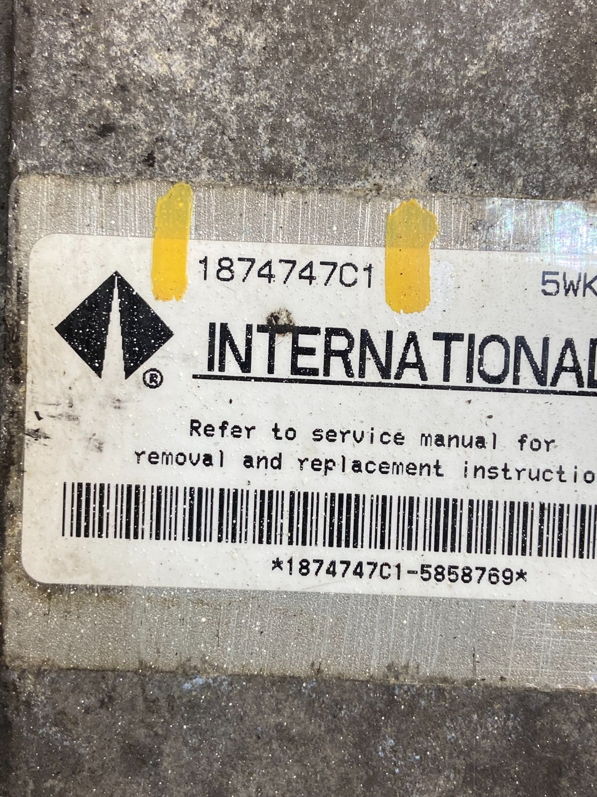 International DT466e Diesel Engine Computer ECM ECU 1874747c1 AE2393 DG2