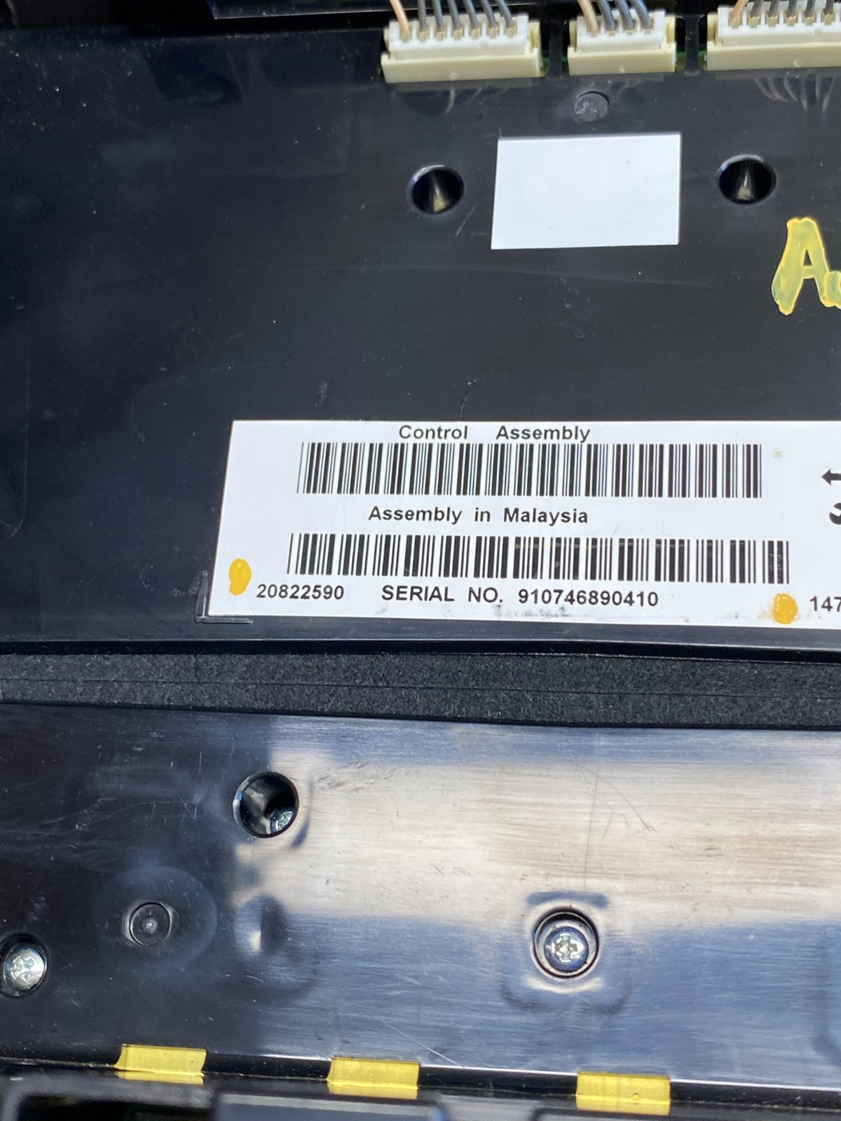 2009-2013 Cadillac CTS A/C Heater Radio Climate Control Panel Bezel OE AJ1297 DW4