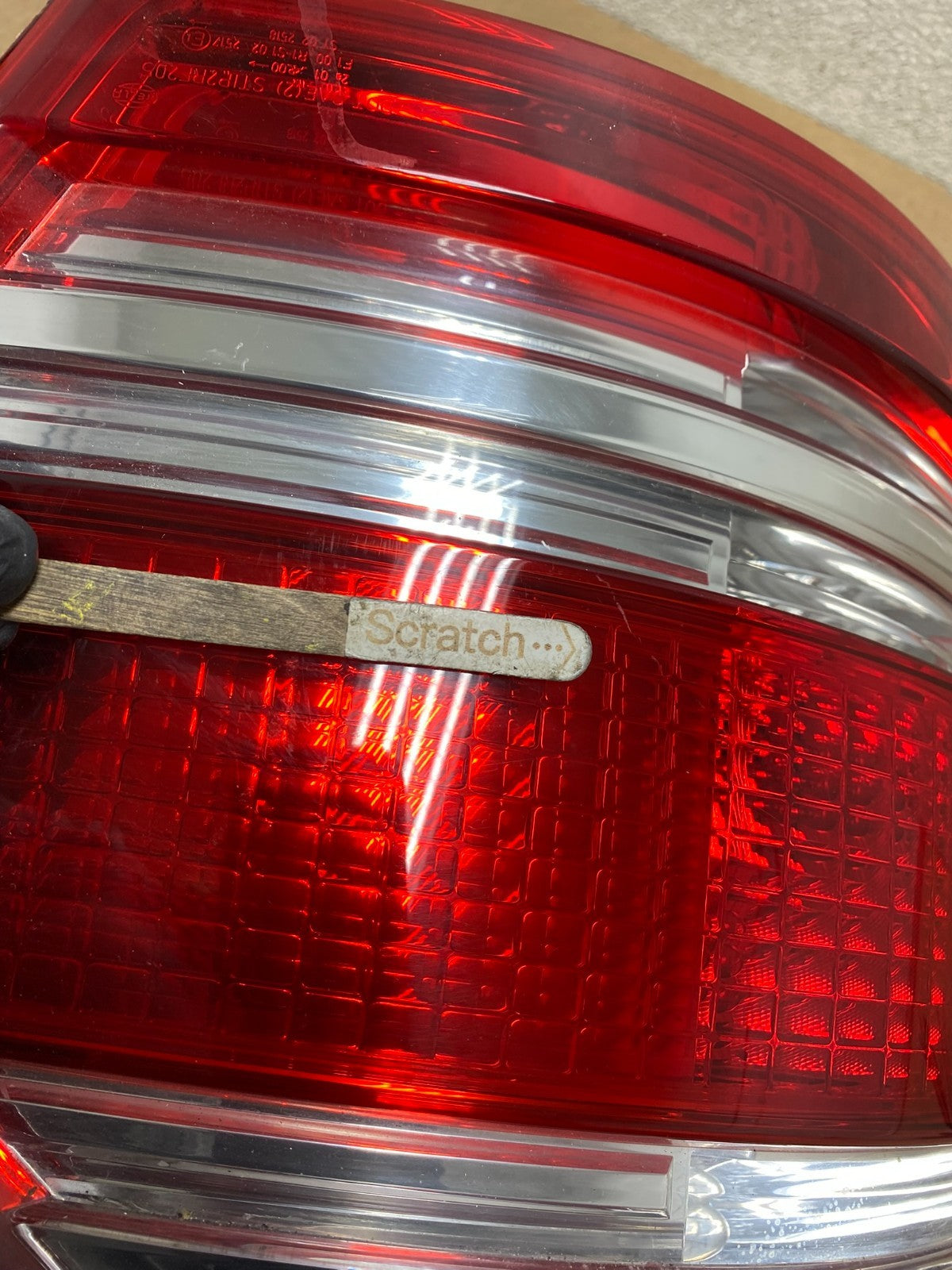 2007 to 2009 Mercedes GL-Class GL450 Right Passenger Tail Light OEM X2301 DW5