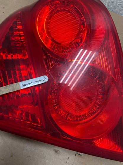 2005 to 2006 Infiniti G35 Right Passenger Side Tail Light OEM AA8778 LK3