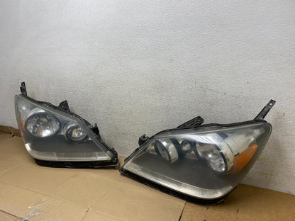 2005 2006 2007 Honda Odyssey Left+Right Set Halogen Headlights U2756 DW1