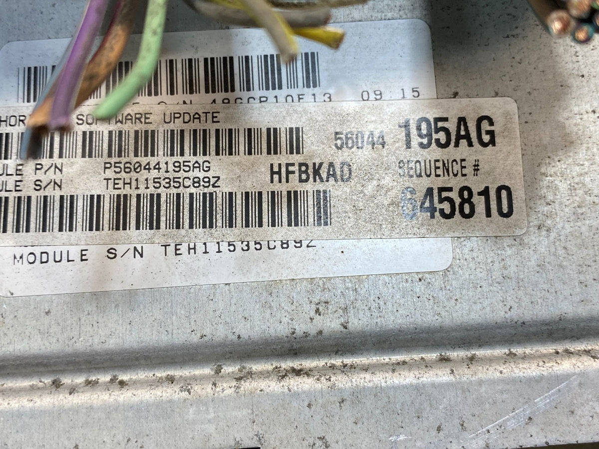 2009 Caravan Town & Country 3.8L Engine Control Unit ECU Module ag3545 DG2