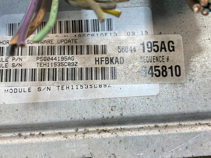 2009 Caravan Town & Country 3.8L Engine Control Unit ECU Module ag3545 DG2