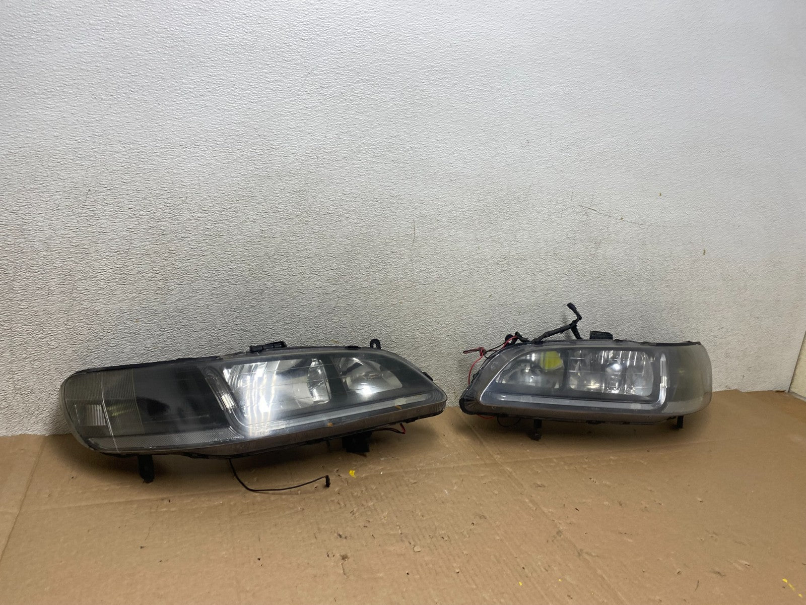 2001 - 2002 Honda Accord Left + Right Side LED Black Smoke Headlight t5681 DG2