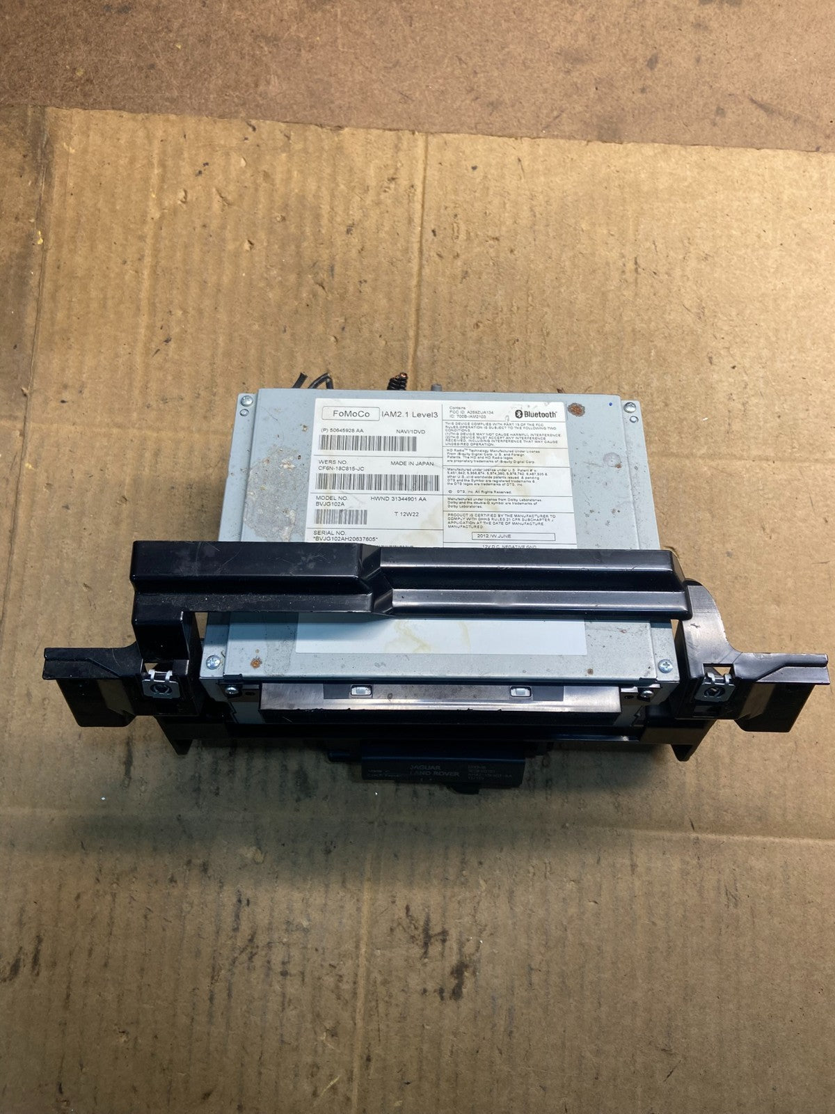 2013-2014 Land Rover Range Rover LR2 LR4 Evoque Radio Gps Cd Mechanism y7242 DG4