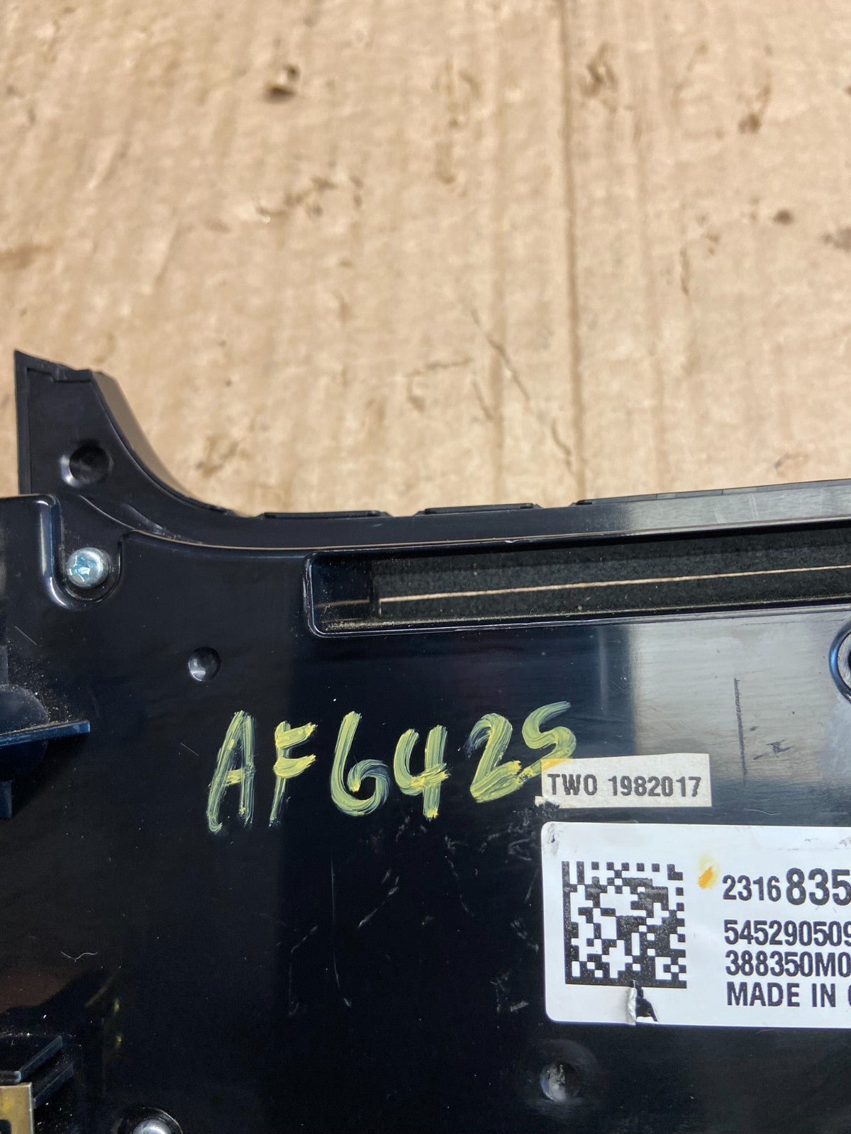 2013 Chevrolet Malibu AC Heat Temperature Climate Control AF6425 DG5