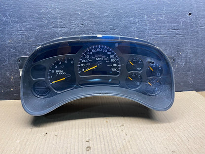 2003 to 2006 Chevrolet Silverado Speedometer Instrument Cluster ai4873 DG0