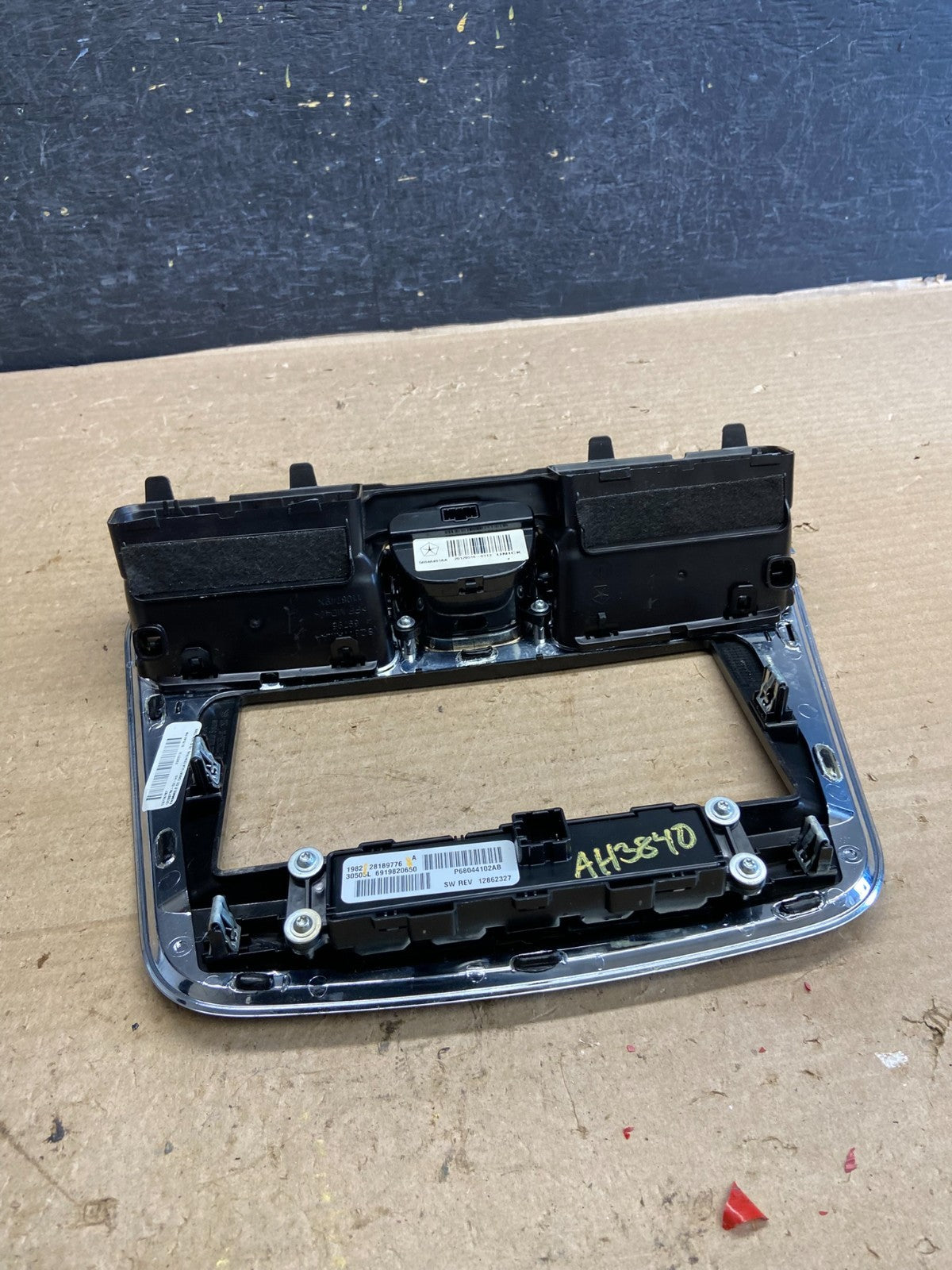2011-2014 Chrysler 200 Dash Radio Bezel Trim Clock Hazard Bezel AH3840 DG6