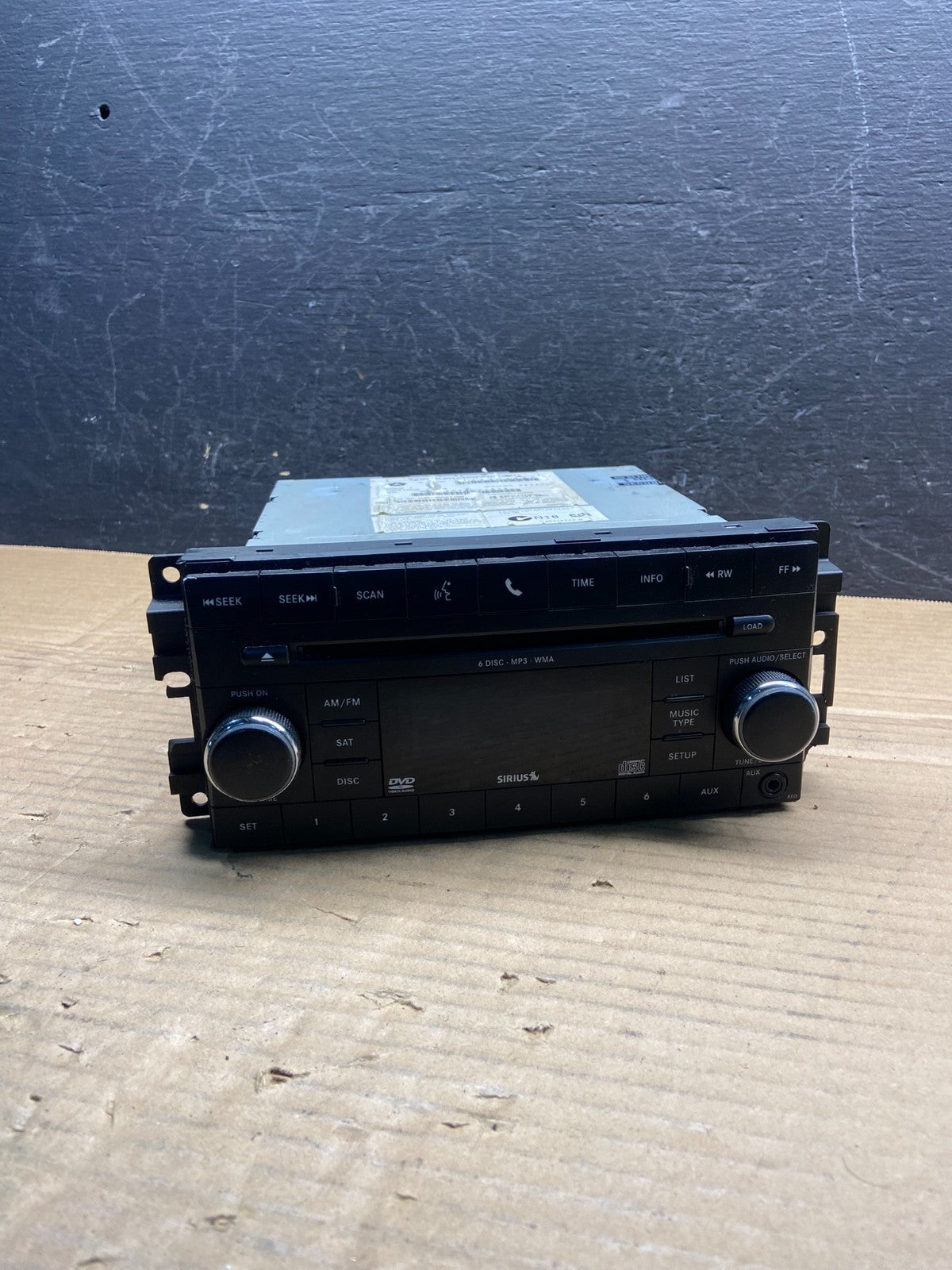 2007-2012 Chrysler Dodge Jeep Ram Radio CD MP3 AUX Receiver AE2563 DG0