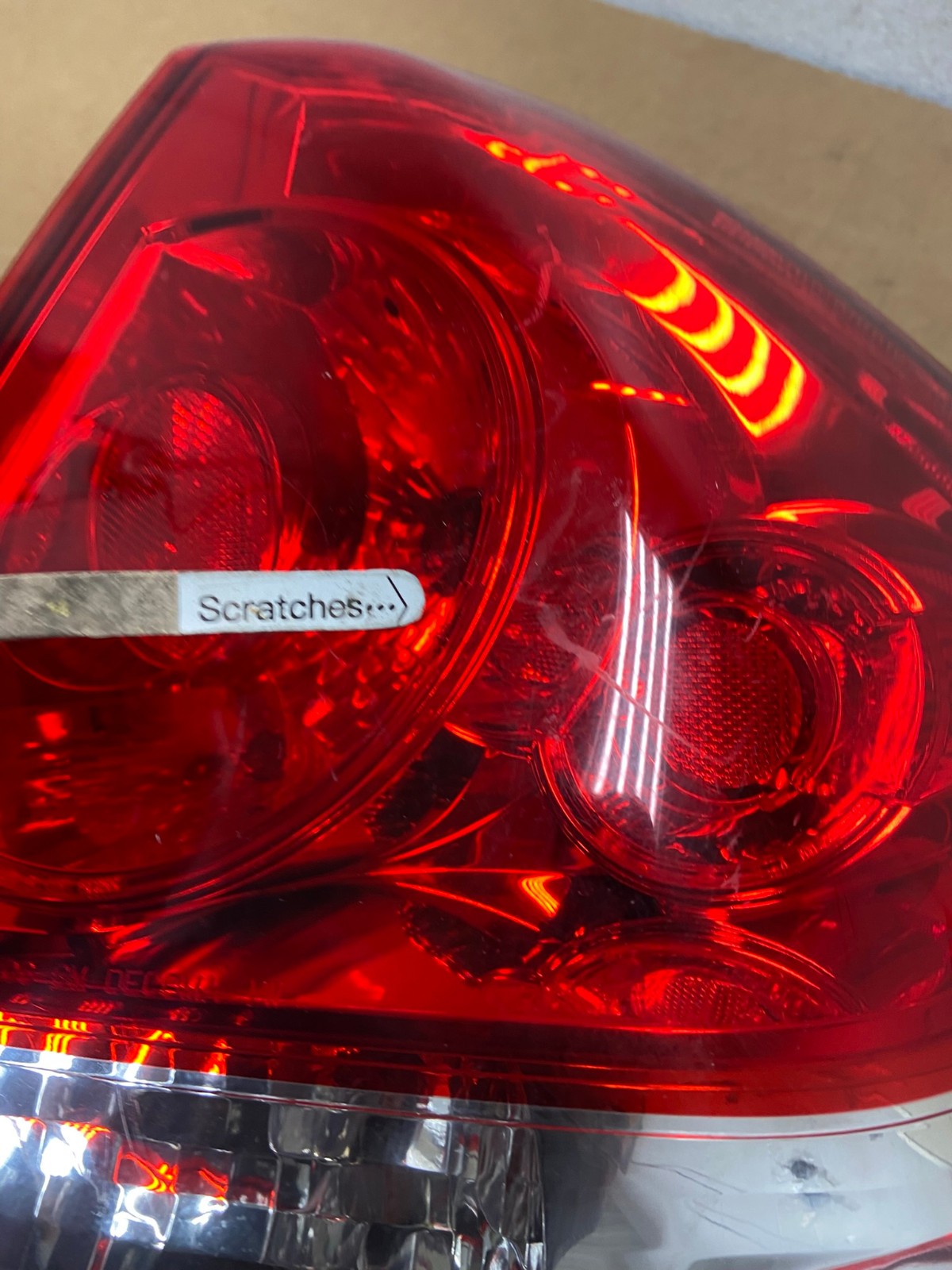 2006 - 2012 Chevrolet Impala Tail Light Right Passenger RH Side AD4586 LK3