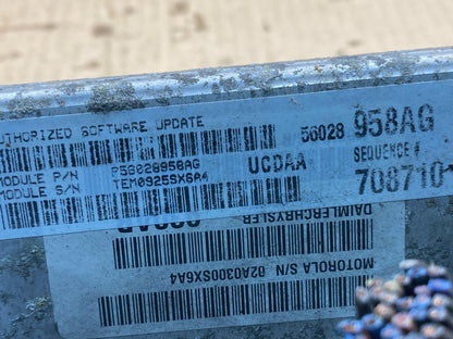 2005 Dodge Ram 1500 Engine Computer 5.7L ECM ECU p56028958af AG9753 DG2
