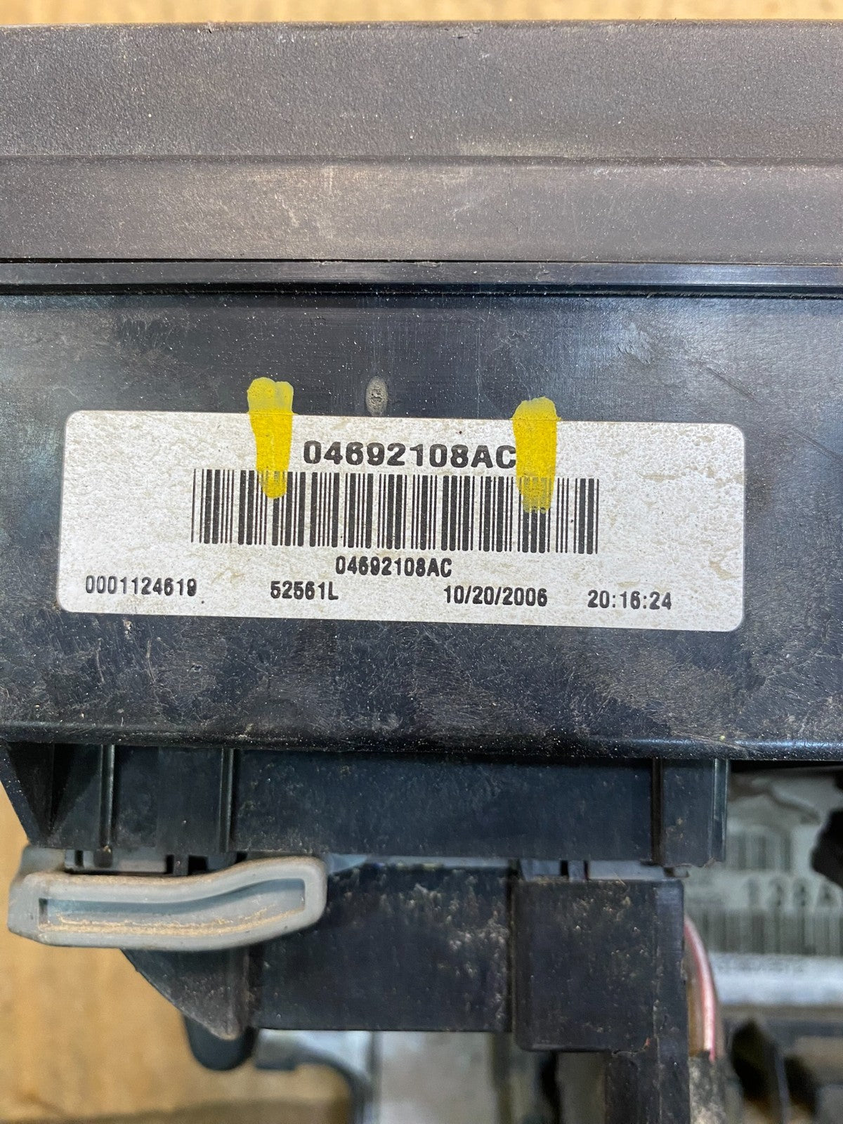 2007 Jeep Grand Cherokee Fuse Box Multi-Function Relay Module Bcm AB3867 DG6
