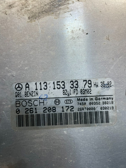 2000 to 2006 Mercedes S430 S500 ECU ECM Engine Control Module Unit OEM S4583 DG3