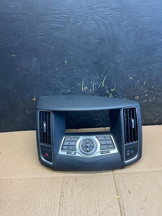 2009-2014 Nissan Maxima Center Console Climate Control Radio Bezel OEM aa4881 DG0