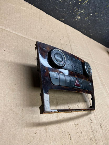 2007-2012 Mercedes X164 GL350 GL450 Climate Control Bezel Wood Switch aa4842 DG1