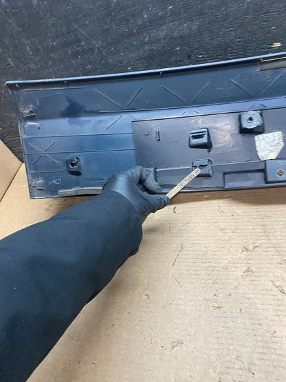 2011-2018 Dodge Grand Caravan Black Rear Tail Gate Trim Molding Panel v7169 DG15