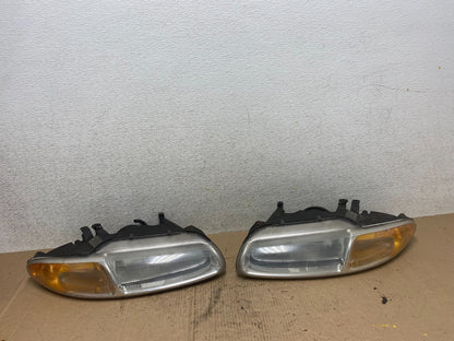 1996-2000 Chrysler Sebring Left+Right Side Halogen Headlights OEM Q16870