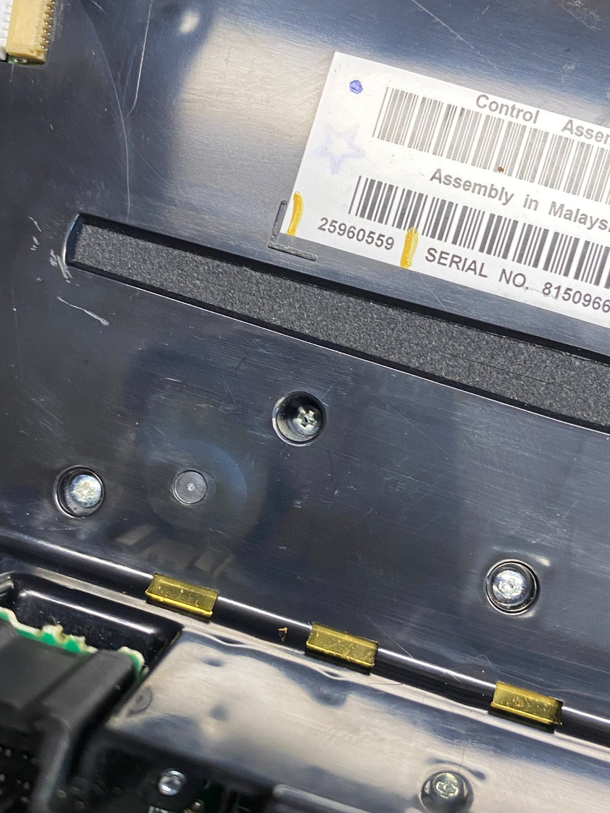 2008-2012 Cadillac CTS A/C Heater Radio Climate Control Panel Bezel OE AG6426 DG6