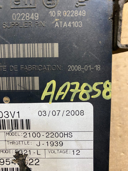 Allison Transmission Control Module 29545322 aa7858 DG3