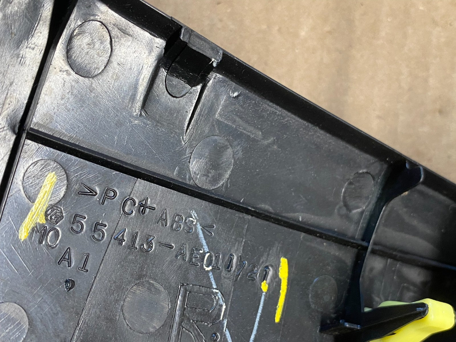2004 to 2010 Toyota Sienna Right Side Radio Switches Bezel Trim OEM S2637 DG4