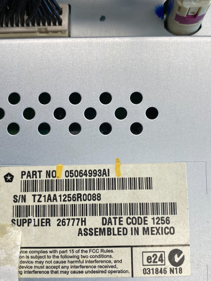 2011 to 2019 Dodge Journey 8.4 Radio Display Screen Air Vents AC9142 DG6