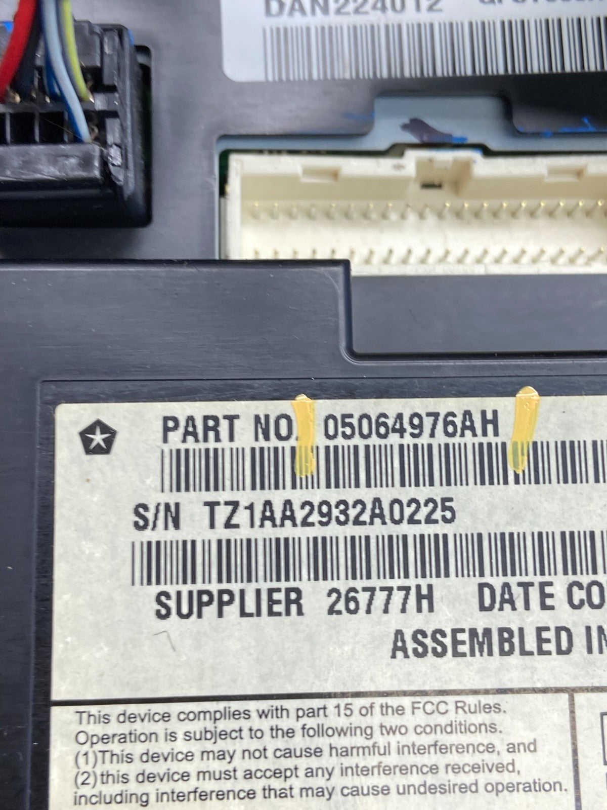 2011-2019 Dodge Journey 4.3 Radio Display Screen Bezel Trim Air Vents AF2378 DG6