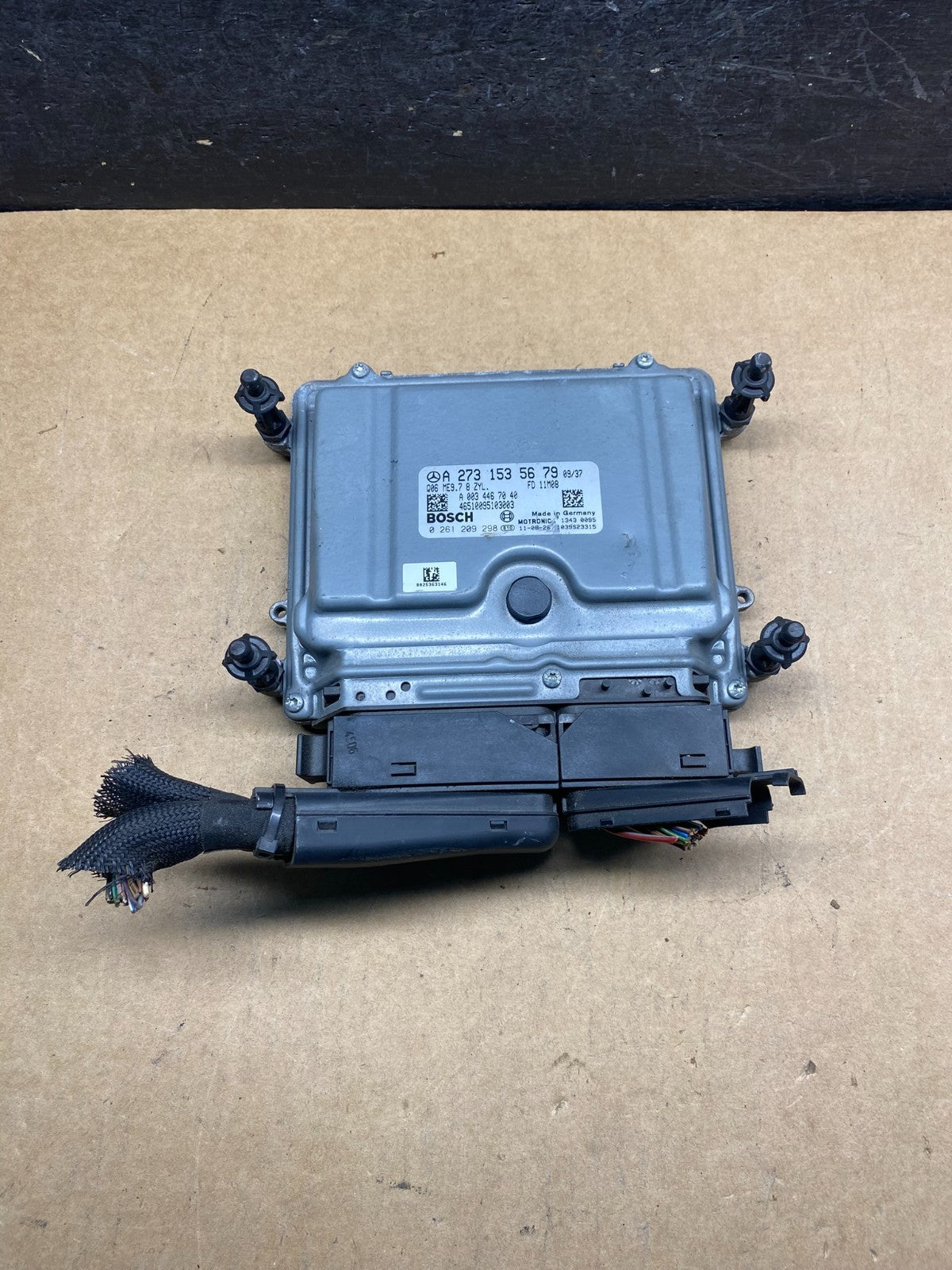 2007 - 2011 Mercedes S550 ECU ECM Engine Control Module Unit ah7018 DG0