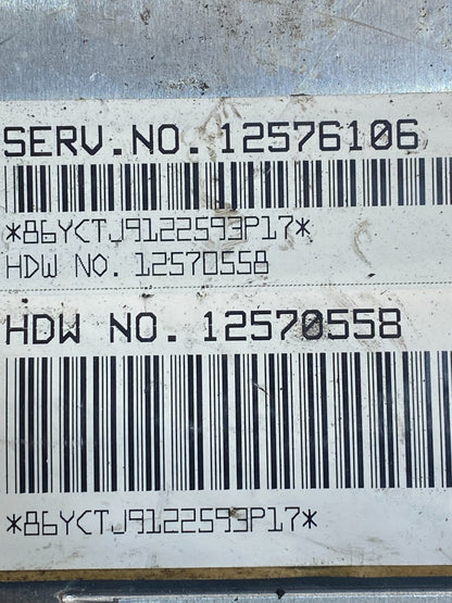 2003 Chevrolet Astro Ecu Engine Control Module Unit Ecm 12576106 AH1719 DG2