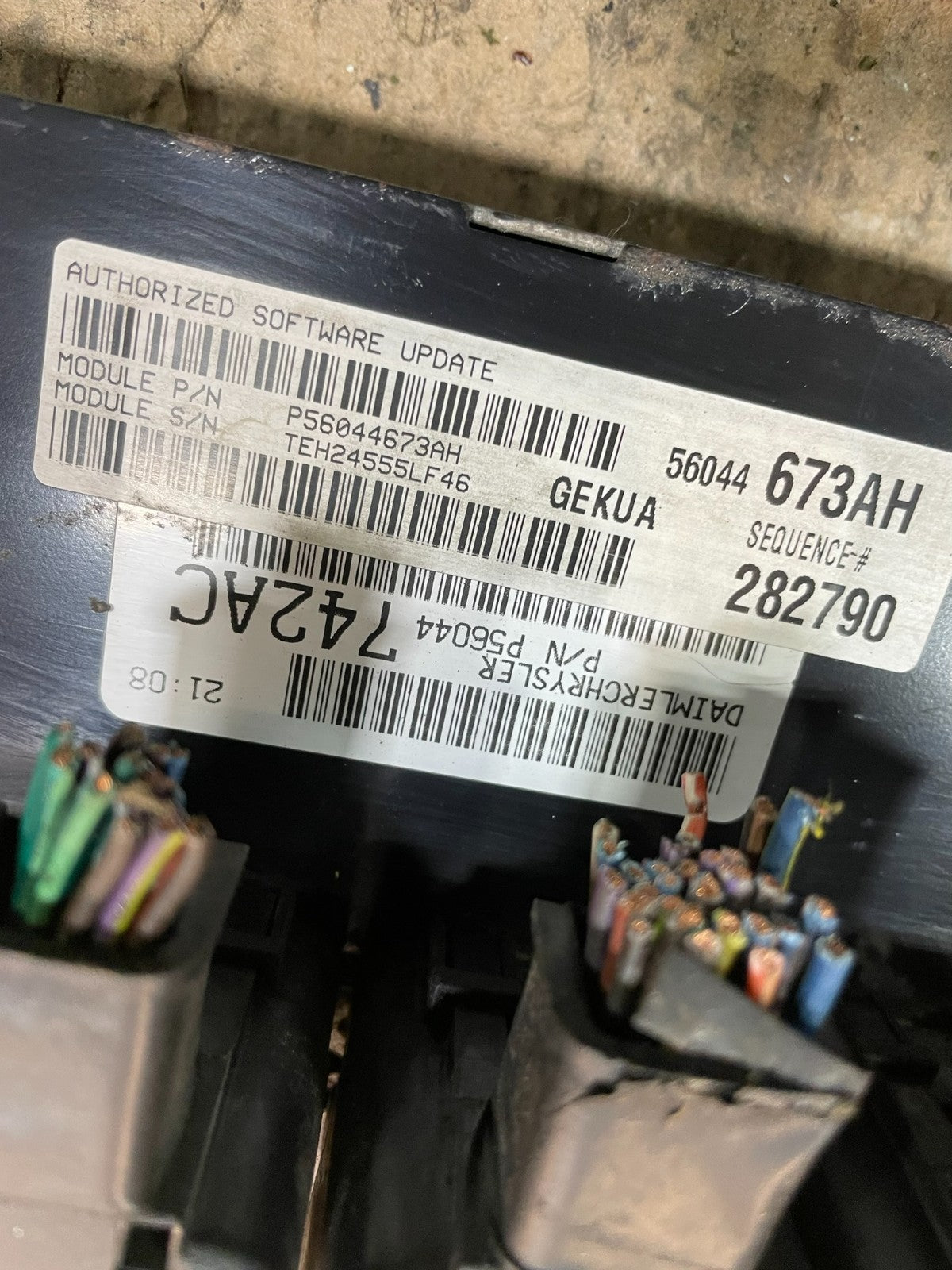 2006  Jeep Commander Grand Cherokee 3.7L Engine Control Module ECU ECM V0832 DG3