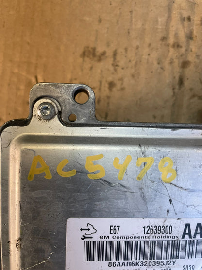 2012 Chevrolet Colorado Engine Motor Brain Box ECU ECM AC5478 DG3