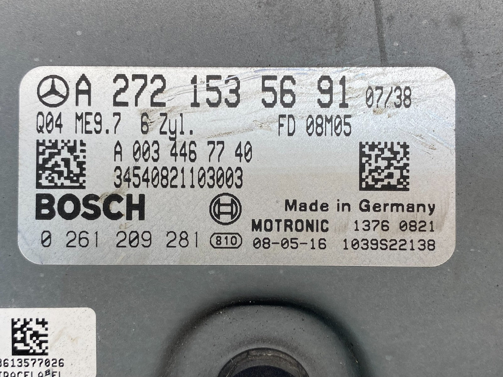 2008 to 2012 Mercedes C300 E350 Engine Computer Module ECM ECU af8945 DG2