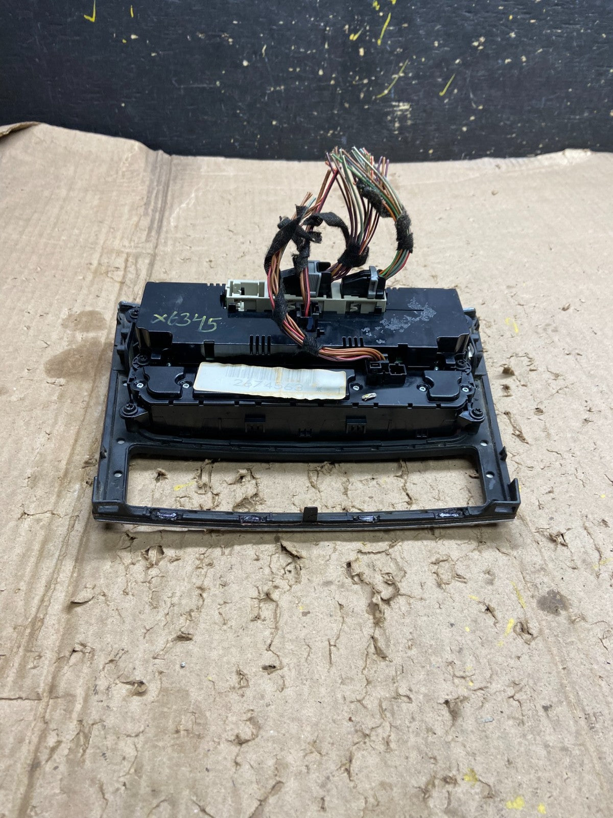 2007-2012 Mercedes X164 GL350 GL450 Climate Control Bezel Wood Switch x6345 DG5