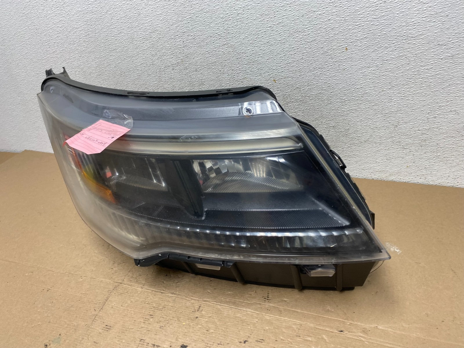 2016-2019 Ford Explorer Right Passenger Led Black Headlight W/Module AF4718 DW1