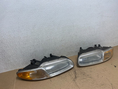 1996-2000 Chrysler Sebring Left+Right Side Halogen Headlights OEM Q16872