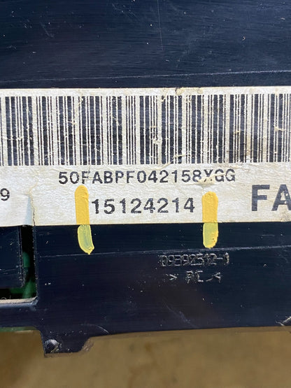 2004 to 2007 Chevrolet Express Speedometer Cluster Gauge AD4835 DG5
