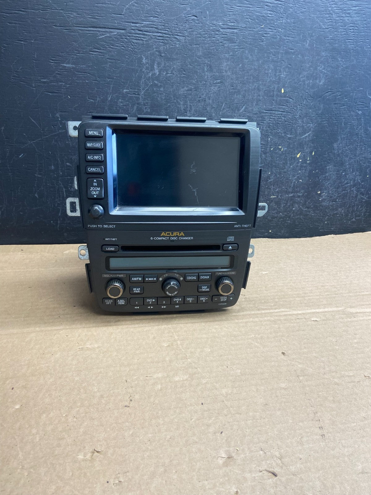 2005 to 2006 Acura Mdx Radio Stereo 6 CD Player Screen Display AF2447 DG0