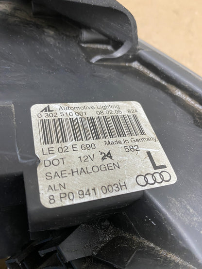 2005 to 2008 Audi A3 Left Driver LH Side Halogen Headlight P8152 DW14