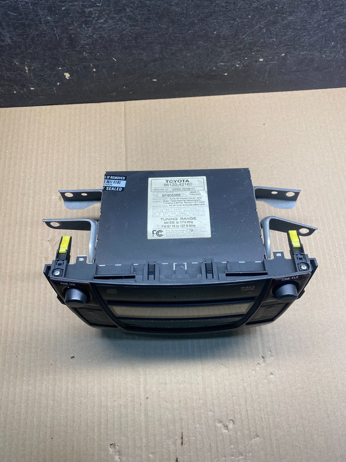 2006 to 2008 Toyota RAV4 Audio Equipment Radio Receiver AJ0321 DG4