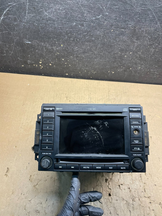 2005 2007 Jeep Dodge Chrysler Screen Display CD Player Satellite Radio W4447 DG0