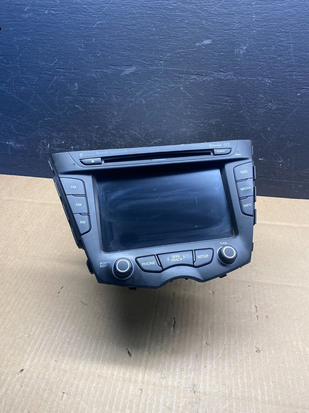 2012 - 2014 Hyundai Veloster Radio Receiver Display Screen 96560-2v730 AD1558 DW0