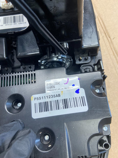 2011-2016 Chrysler Town Country Climate Control Panel Center Dash Trim AE4363 DG5