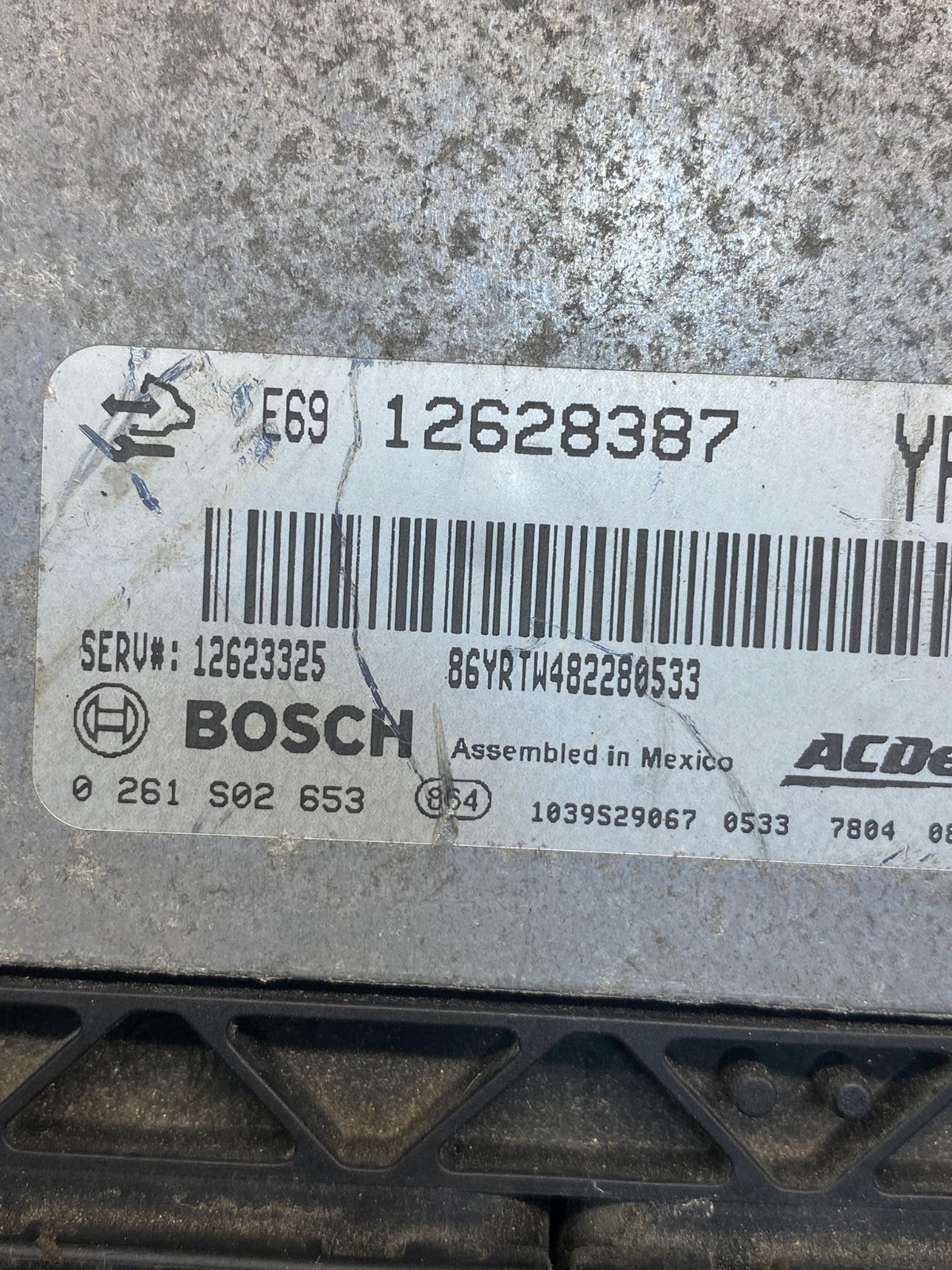2008 2009 GMC Acadia Traverse Engine Control Unit Module ECM ECU AD7320 DG2