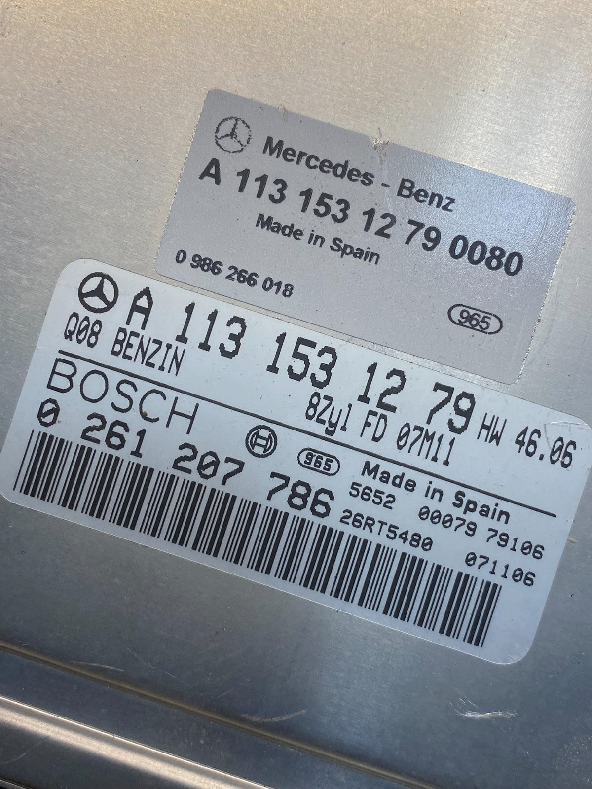 2003 2006 Mercedes R230 SL500 ECU ECM Engine Control Module AH4915 DG2